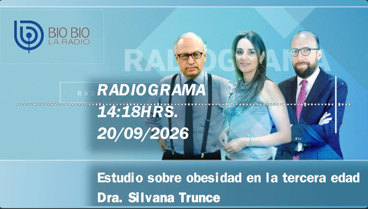 Investigadora del Laboratorio REDES aborda estudio sobre obesidad en personas mayores en Radio Bío Bío